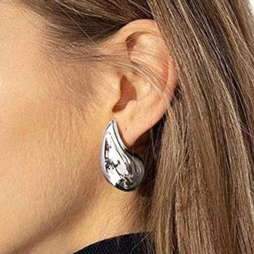Water-drop Design silver Earrings (new never worn)